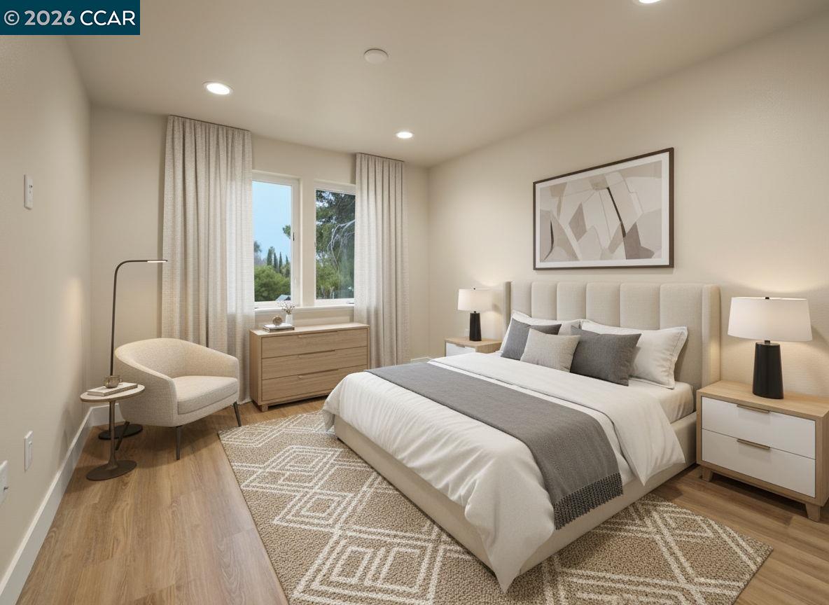 3030 Byron Road Tracy, CA 95377 - Photo 35 of 58 a spacious bedroom with a bed and glass window