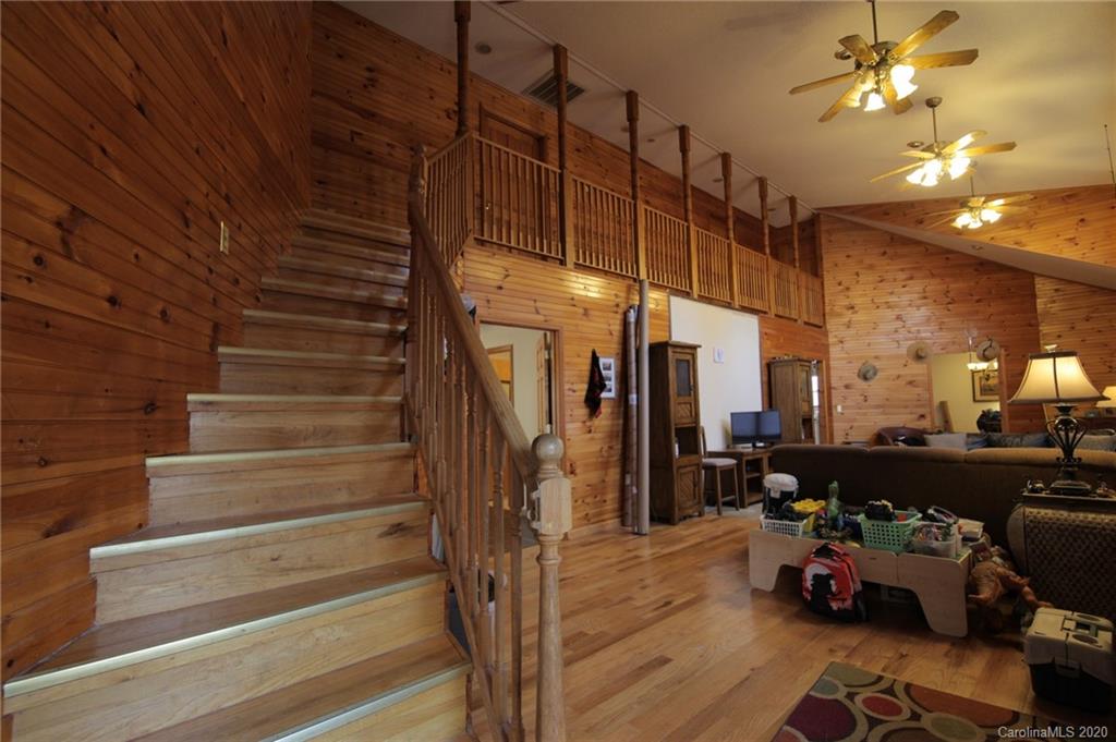 268 Painter Road Mill Spring, NC 28756 - Photo 20 of 41 a view of entryway with a chandelier