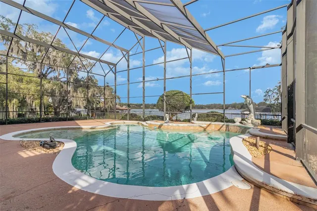 a view of a swimming pool