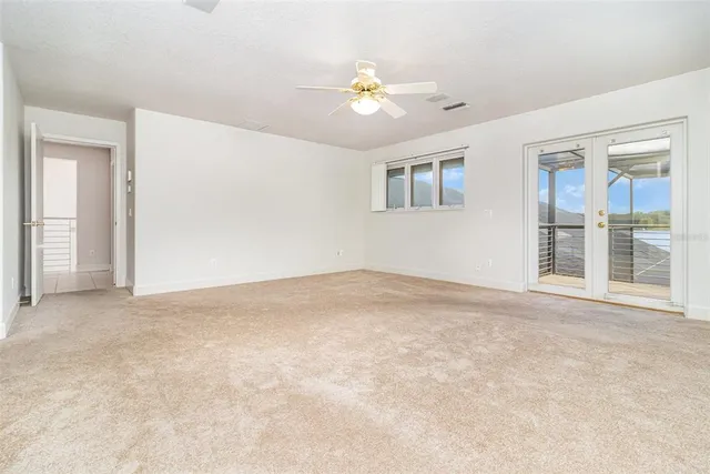 a kitchen with furniture and a stove