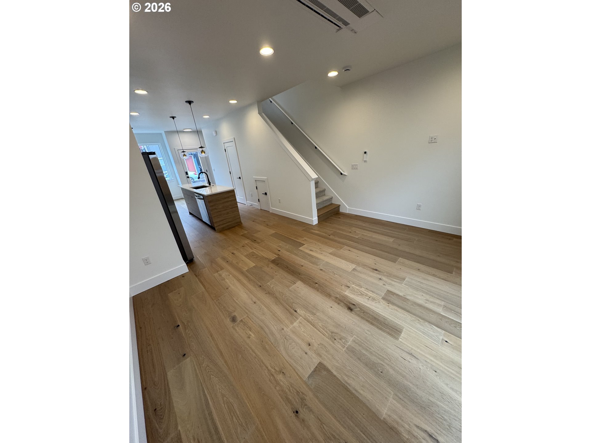 2383 Southeast 43rd Avenue Portland, OR 97206 - Photo 11 of 24 a view of a hallway with stairs