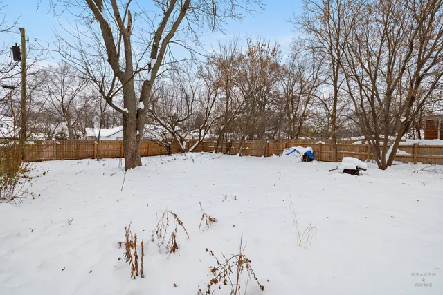 a view of snow covered with snow