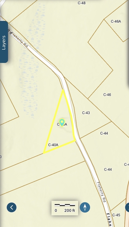 a view of a street sign