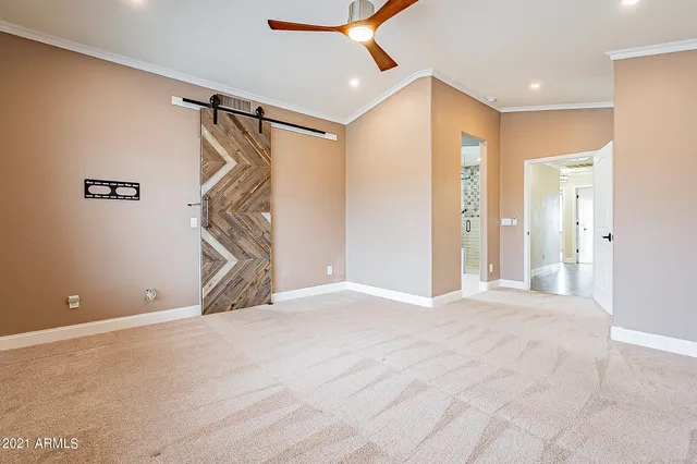 a view of an empty room