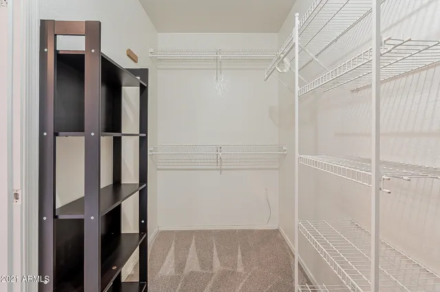 a view of walk in closet