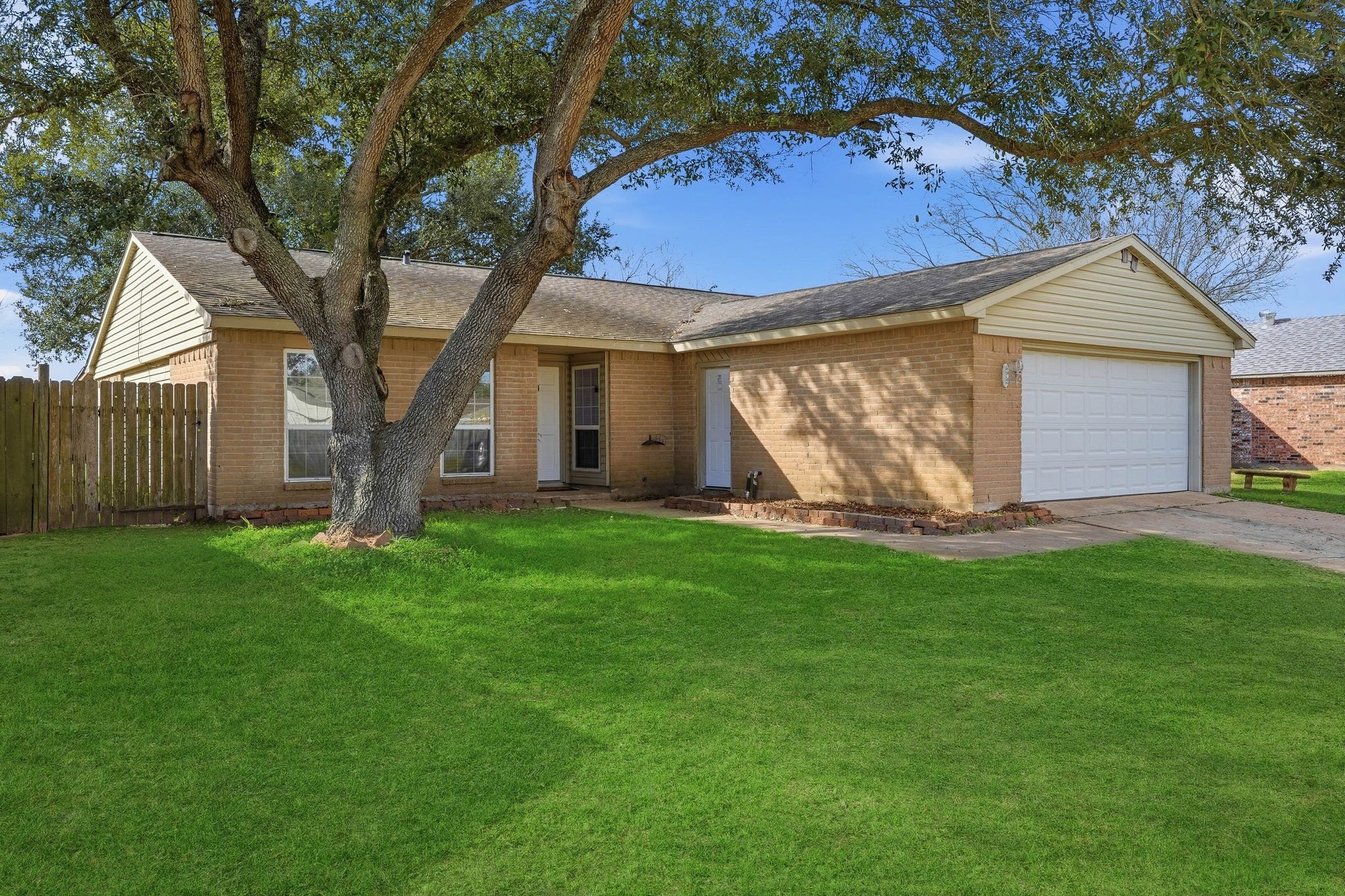 17223 Ranch Country Road Hockley, TX 77447 - Photo 3 of 36 Your front yard has a beautiful mature tree providing shade and privacy.