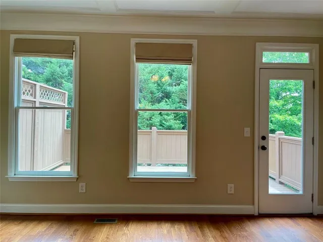 a view of wooden floor