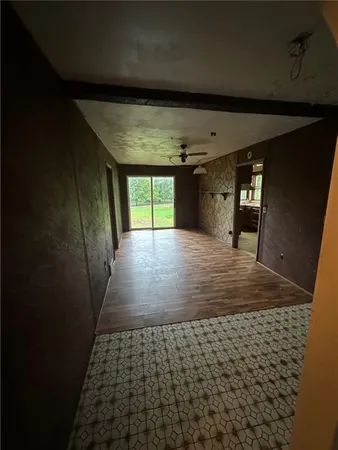 a view of front door and house