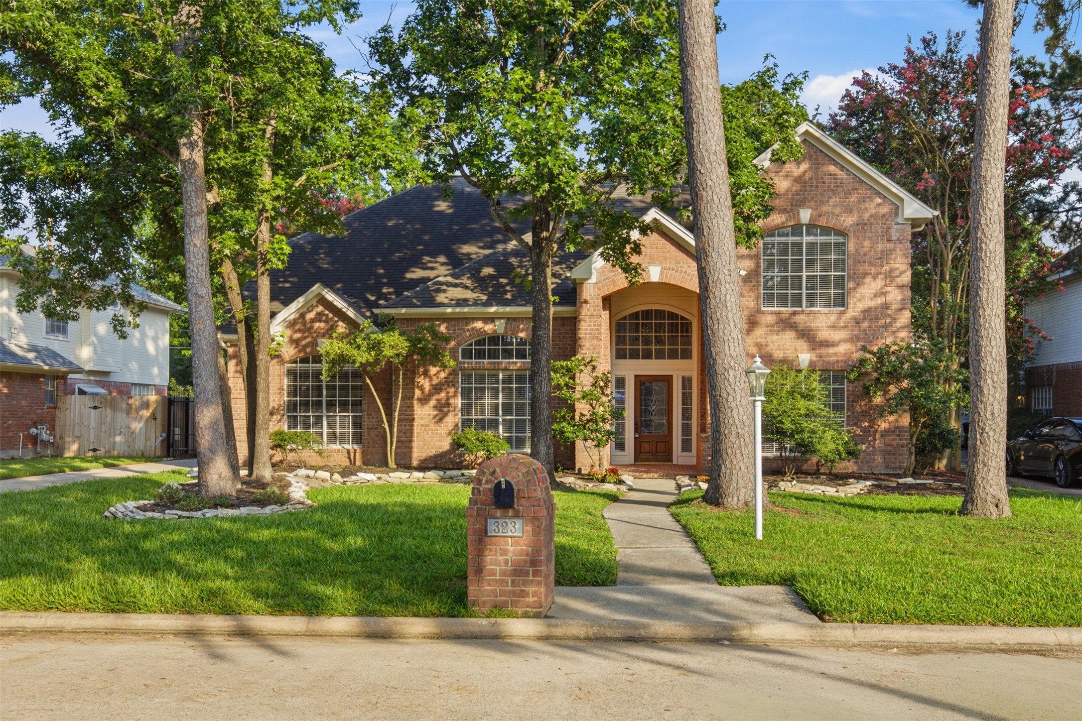 Welcome to 323 Magic Oaks Court! This home is situated on a quiet cul-de-sac street.