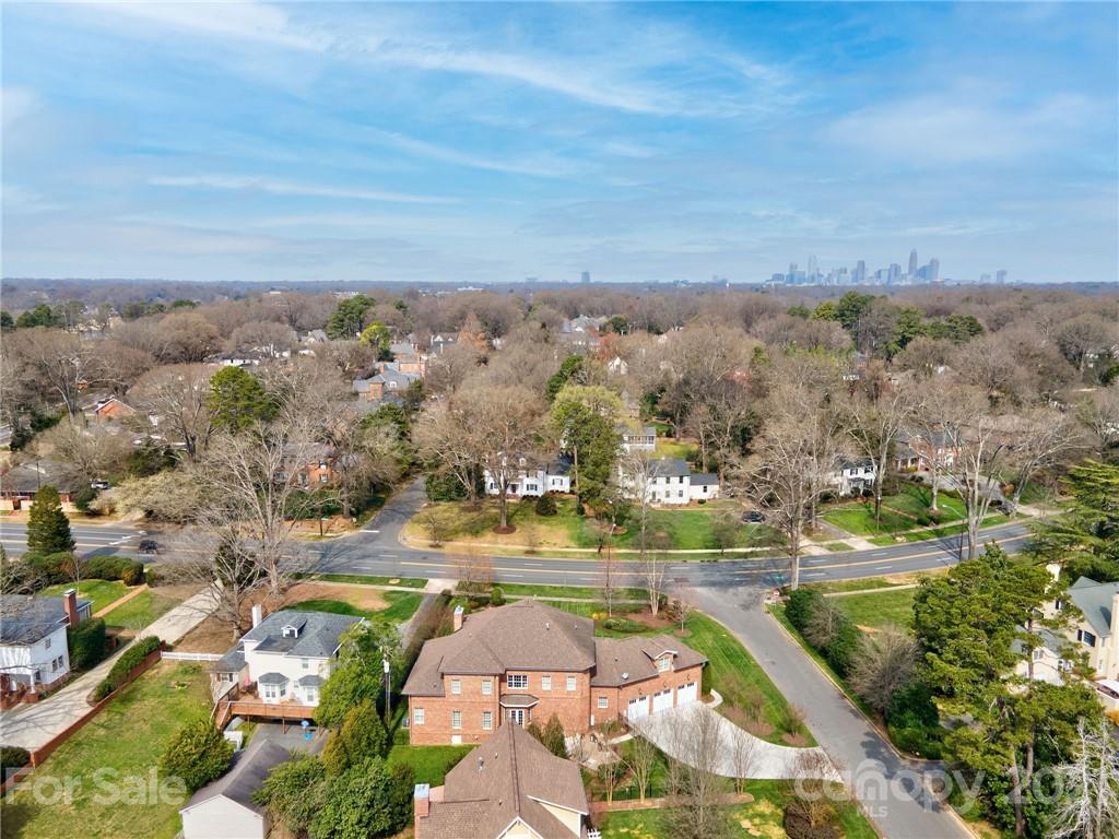 2105 South Wendover Road Charlotte, NC 28211 - Photo 46 of 46 an aerial view of residential houses with outdoor space