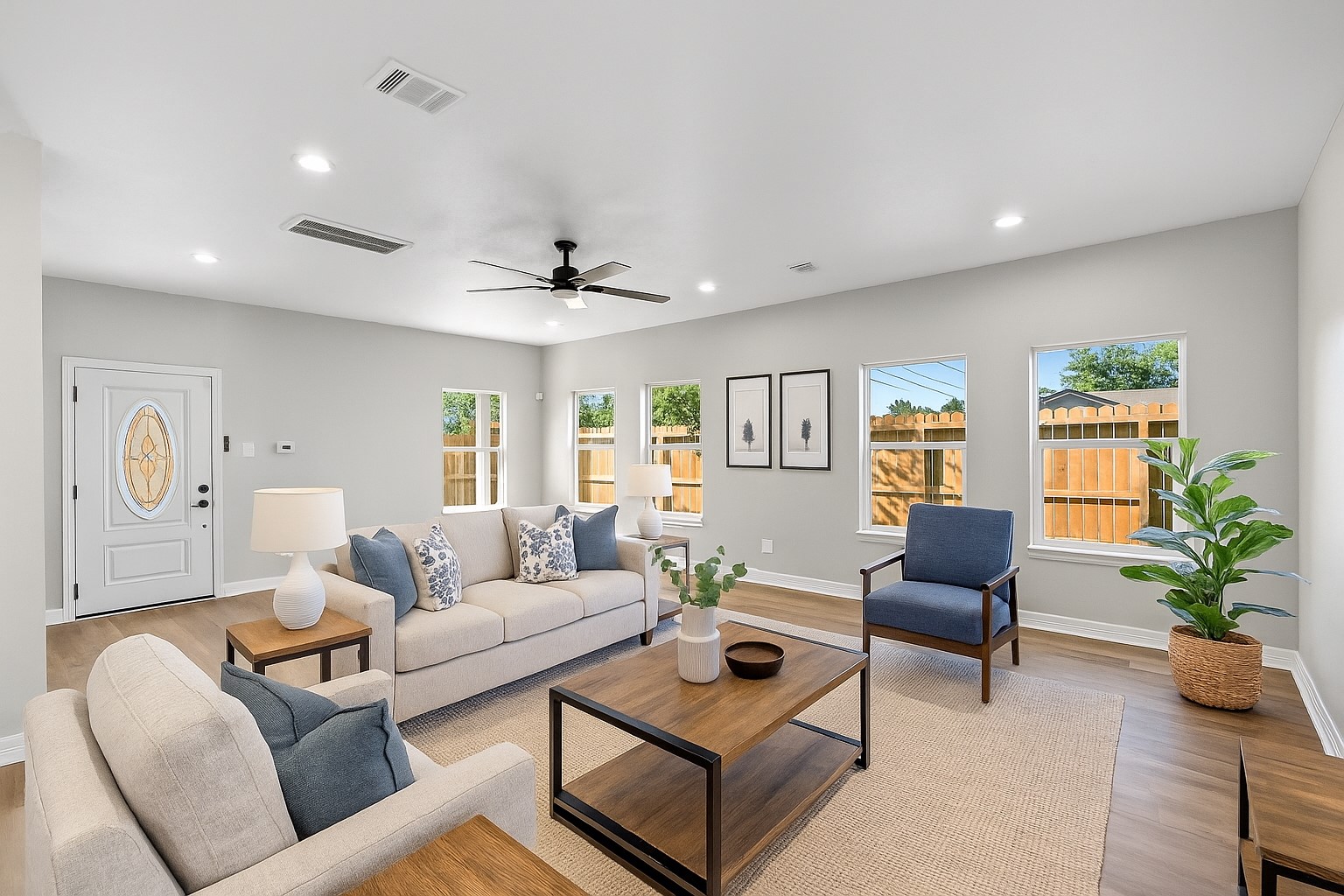 813 Barbara Mae Street Houston, TX 77015 - Photo 36 of 36 Huge Open Concept Floor Plan Virtually Staged