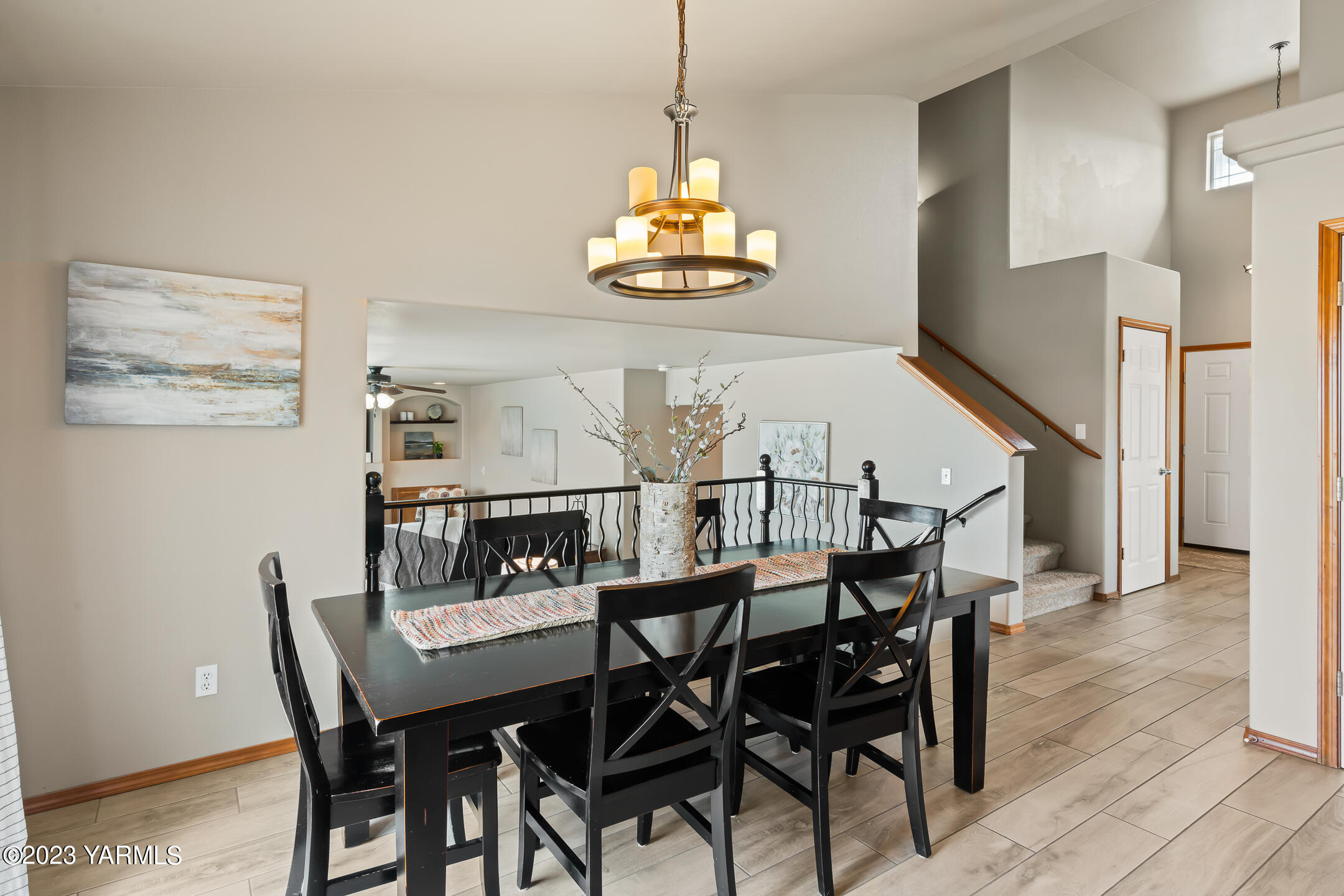 4702 Goat Rocks Court Yakima, WA 98901 - Photo 13 of 36 a dining room with furniture and wooden floor