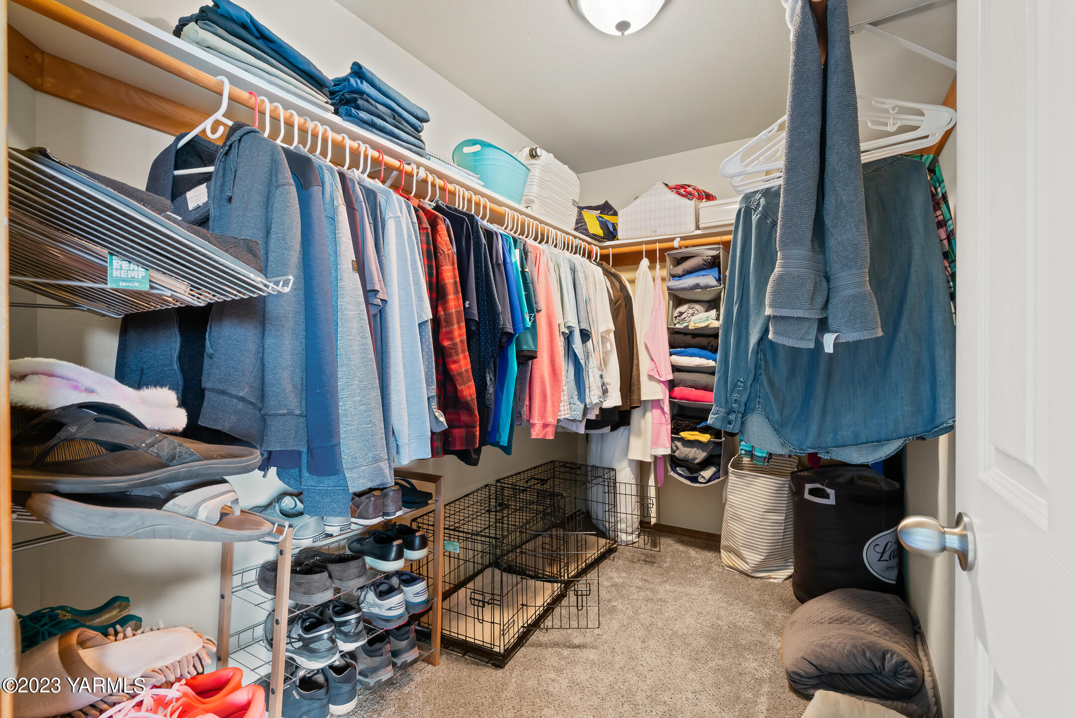4702 Goat Rocks Court Yakima, WA 98901 - Photo 25 of 36 a view of walk in closet with clothes and shoes
