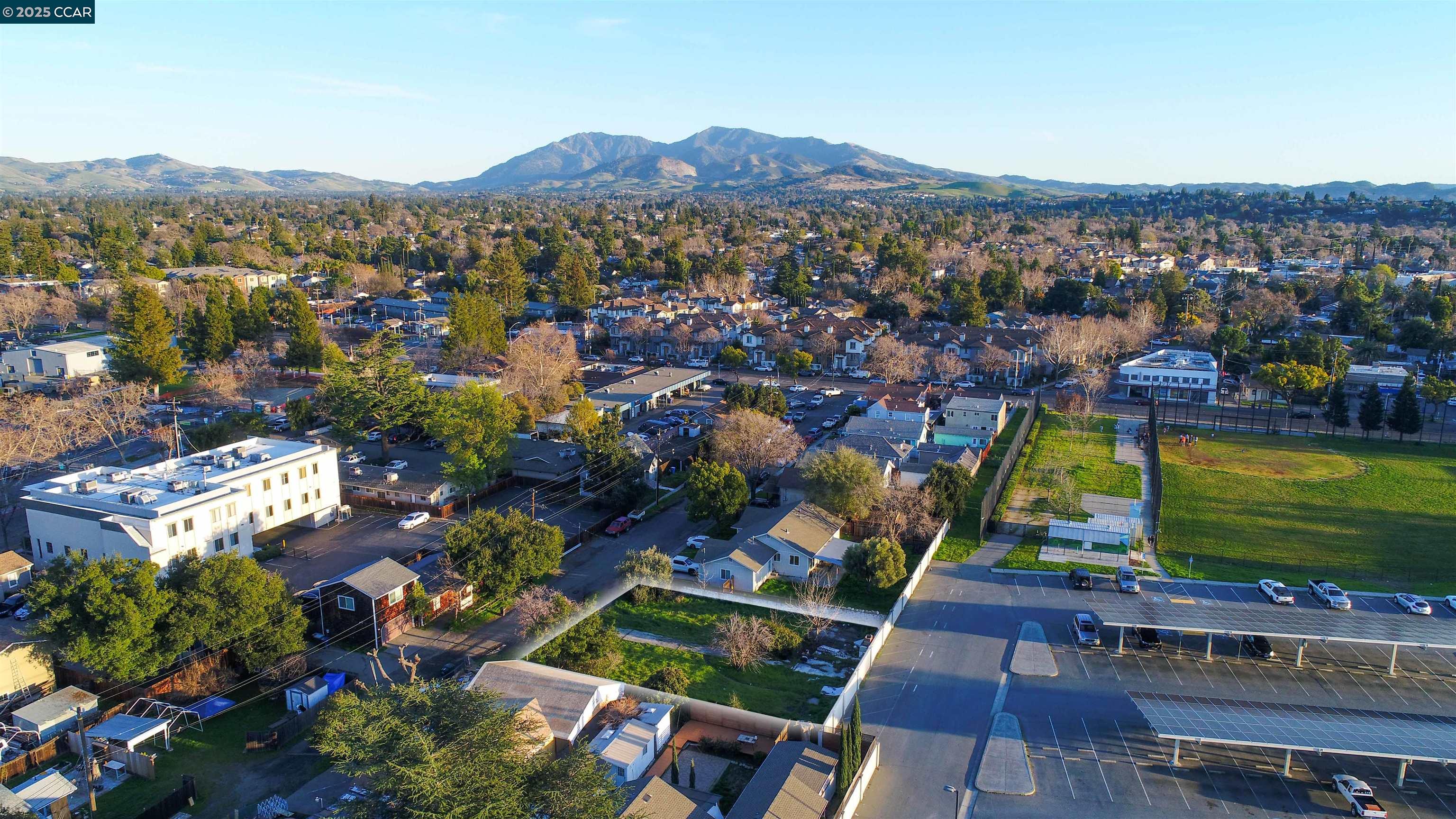 1985 North 3rd Street Concord, CA 94519 - Photo 3 of 9 an aerial view of a house with a garden