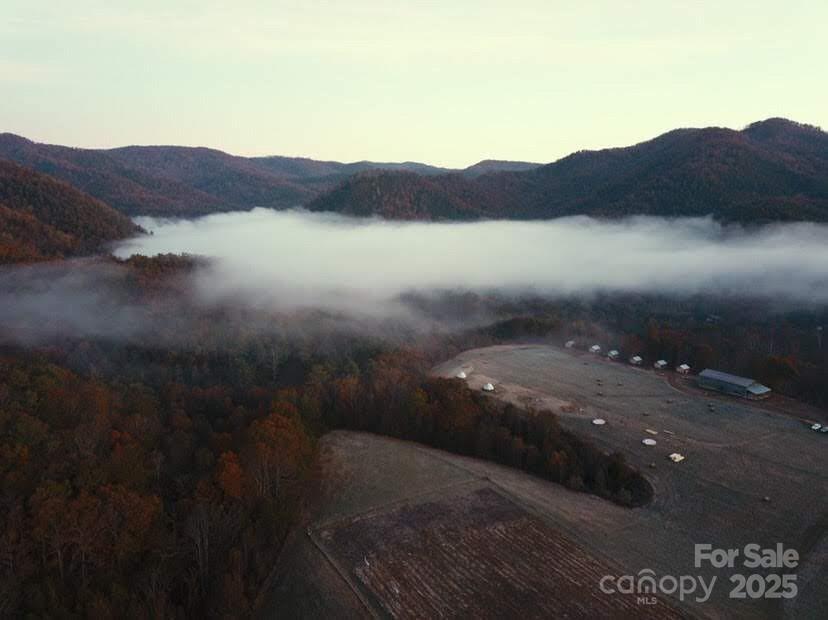 1295 Paint Rock Road Hot Springs, NC 28743 - Photo 29 of 29 a view of a town with mountains in the background