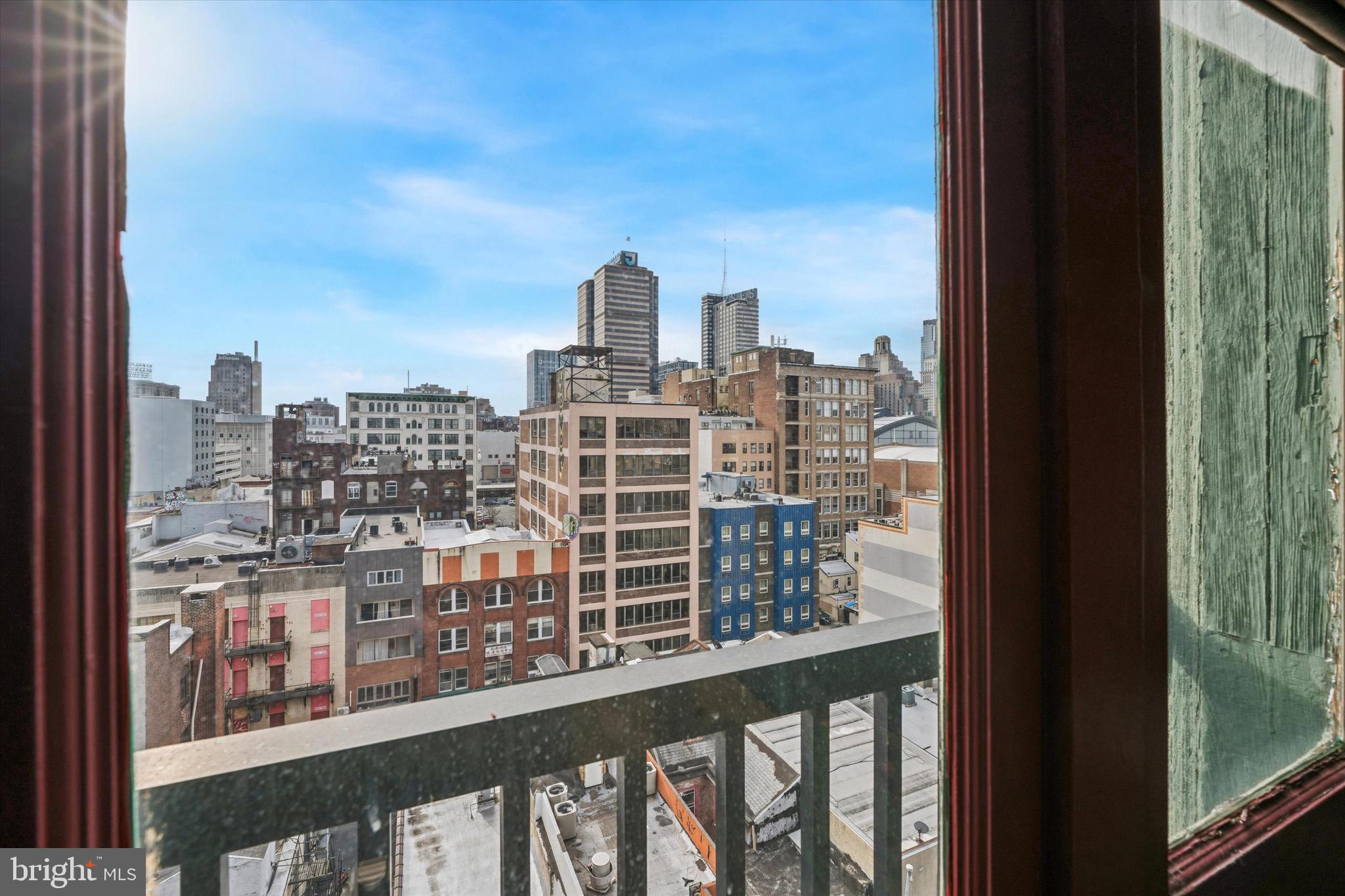 1010 Race Street, Unit PHM Philadelphia, PA 19107 - Photo 9 of 14 a view of a city from a balcony