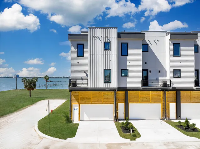 an aerial view of a ocean view