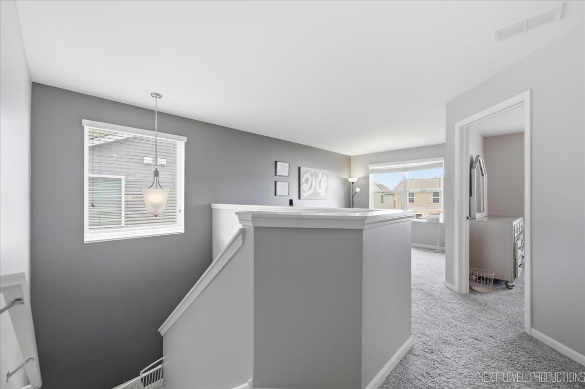 270 Norfolk Lane Pingree Grove, IL 60140 - Photo 13 of 25 a kitchen with a refrigerator and a sink