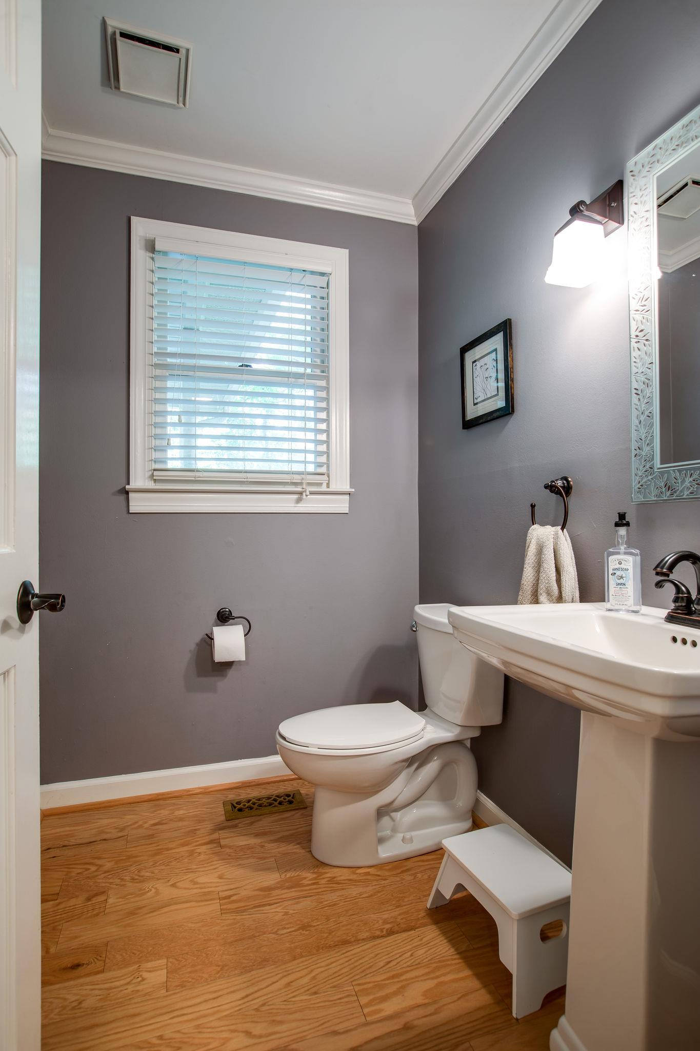 608 Rice Hill Road Nolensville, TN 37135 - Photo 11 of 30 a bathroom with a sink toilet and a mirror