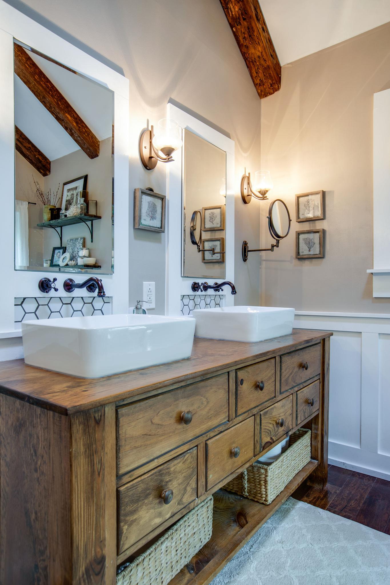 608 Rice Hill Road Nolensville, TN 37135 - Photo 14 of 30 a bathroom with a sink and a mirror