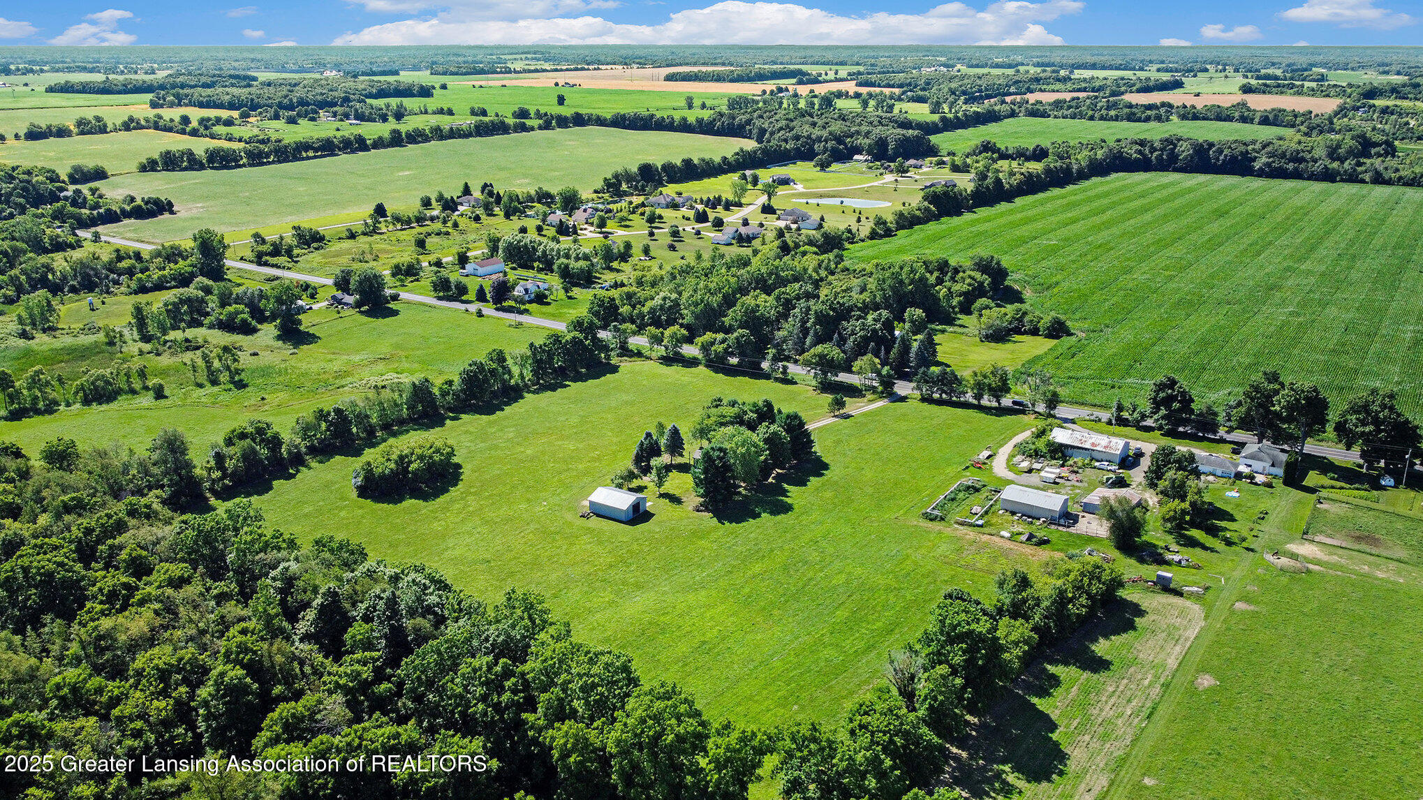 3888 West Barnes Road Mason, MI 48854 - Photo 31 of 37 full aerial of parcel