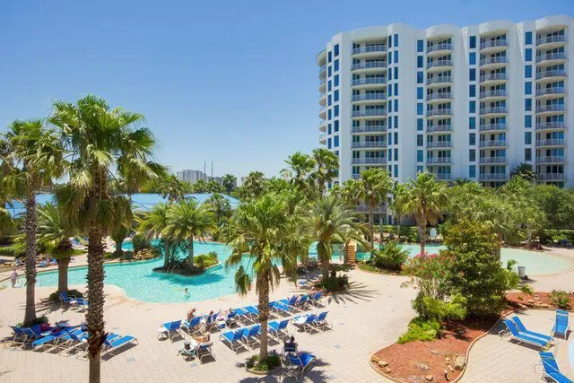 a view of building with outdoor space and seating area