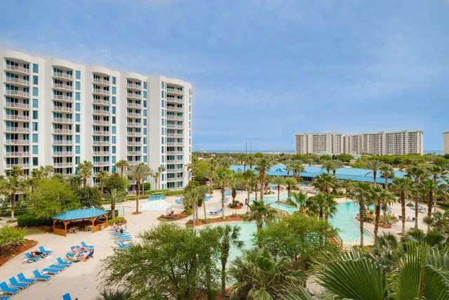 a balcony with a yard