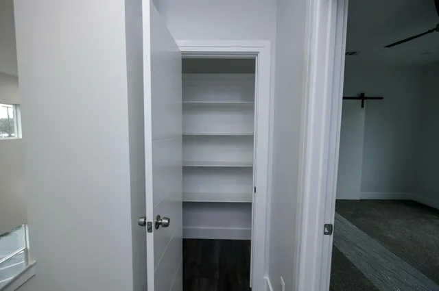 a view of walk in closet