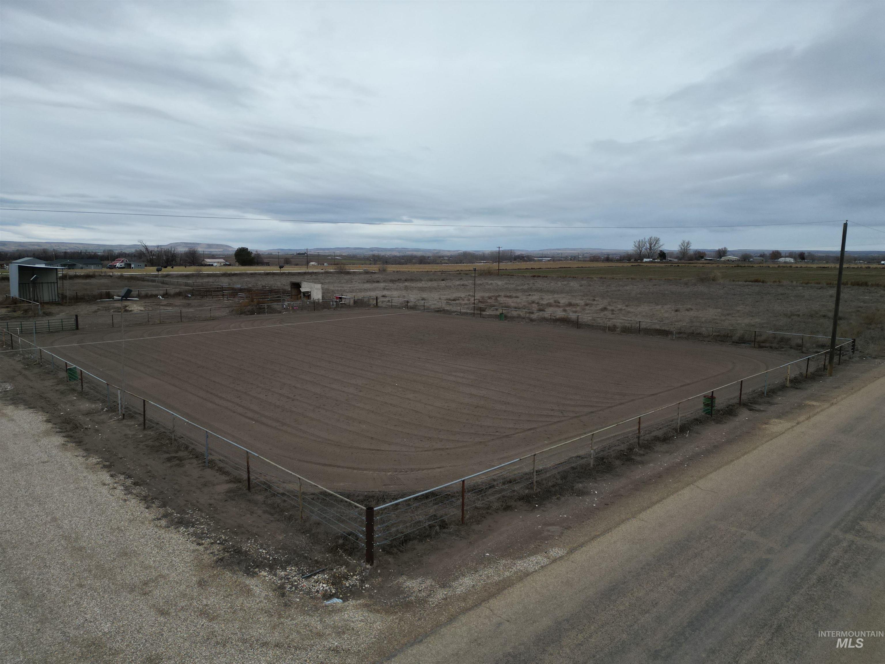 26915 Chips Lane Parma, ID 83660 - Photo 26 of 48 Aerial view of sparsely populated area with large plots for crops