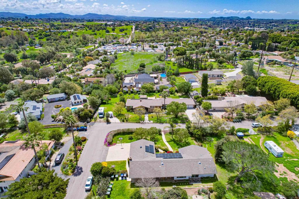 1321 Friends Way Fallbrook, CA 92028 - Photo 58 of 71 an aerial view of residential houses with outdoor space and trees