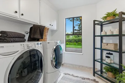a view of a bathtub in a bathroom