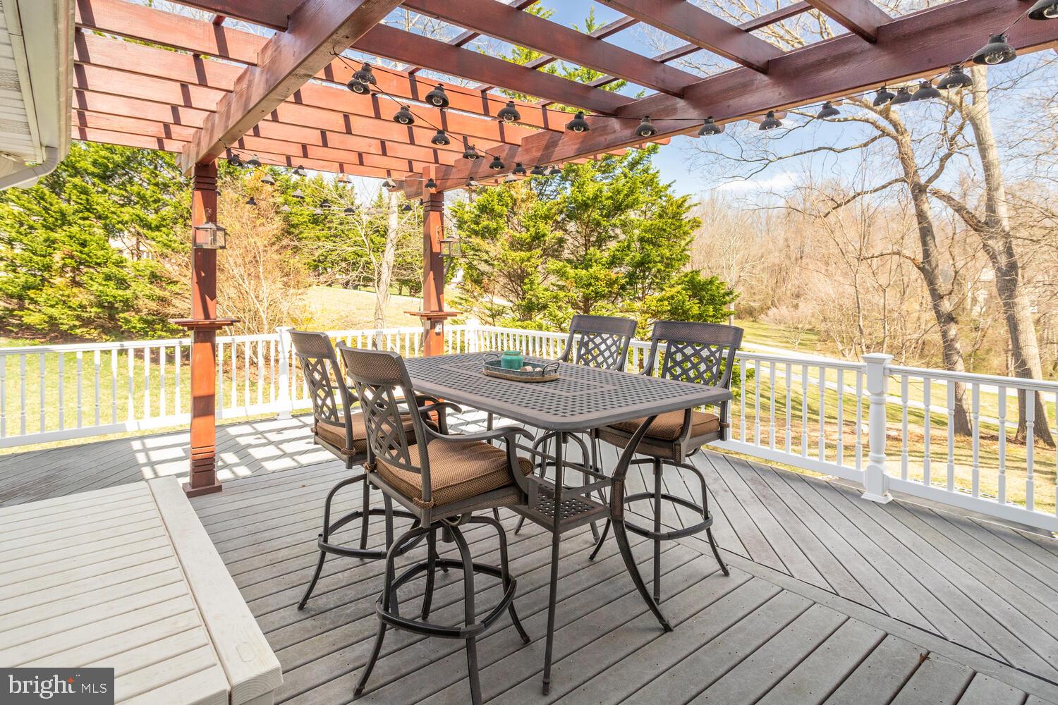 8 Grace Ridge Court Monkton, MD 21111 - Photo 67 of 79 cedar pergola offers great spot for outside dining
