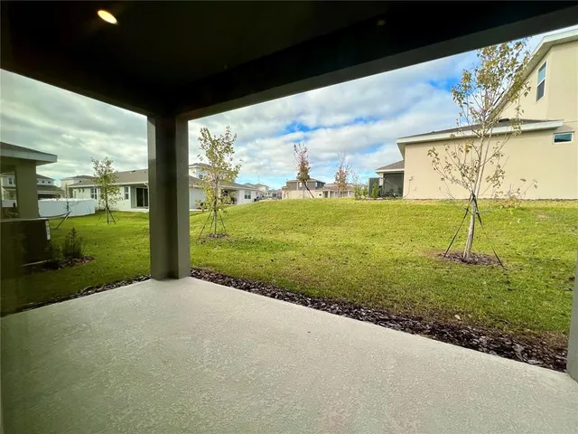 a view of a back yard