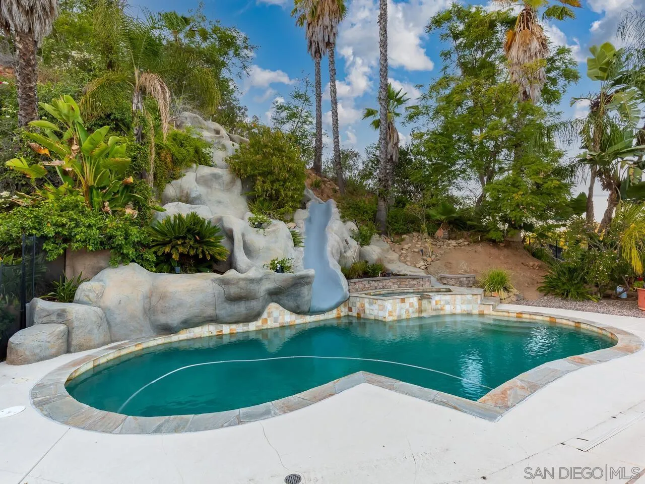 11630 Shadowglen Road El Cajon, CA 92020 - Photo 23 of 64 a view of a swimming pool with a yard