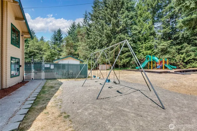 a park with kid zone