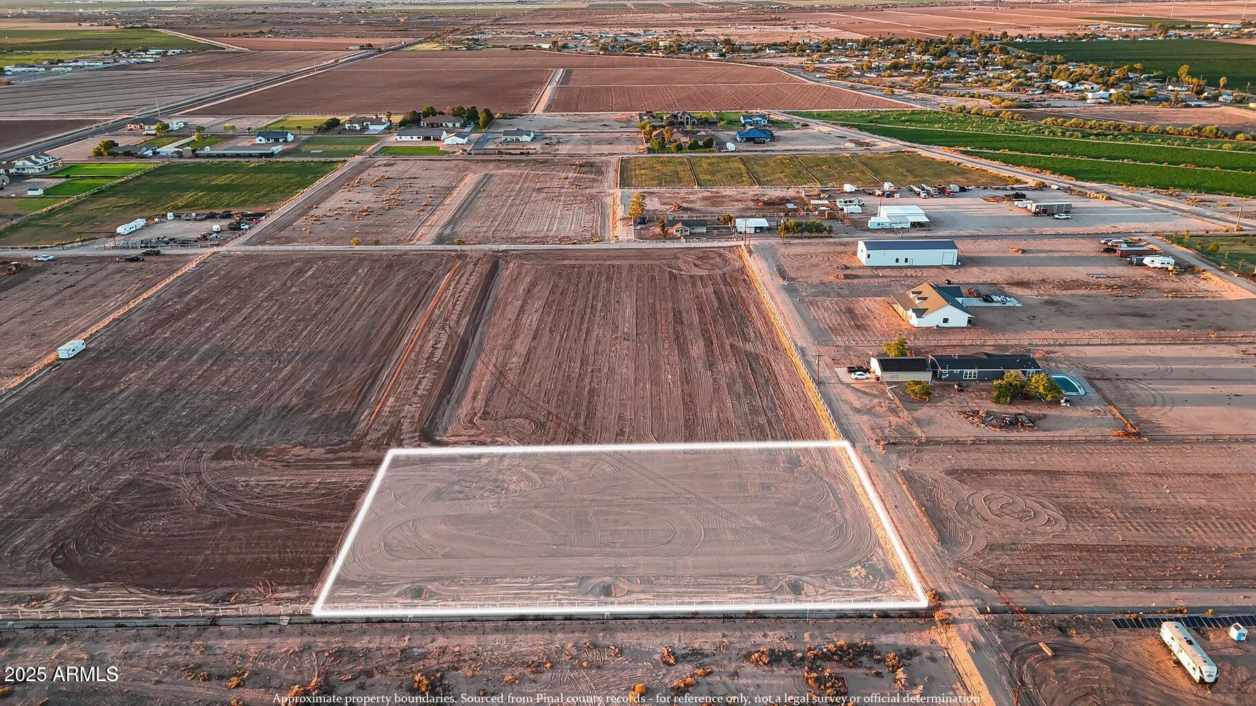 6 South Ellison Road Coolidge, AZ 85128 - Photo 13 of 13 a view of a city from a terrace