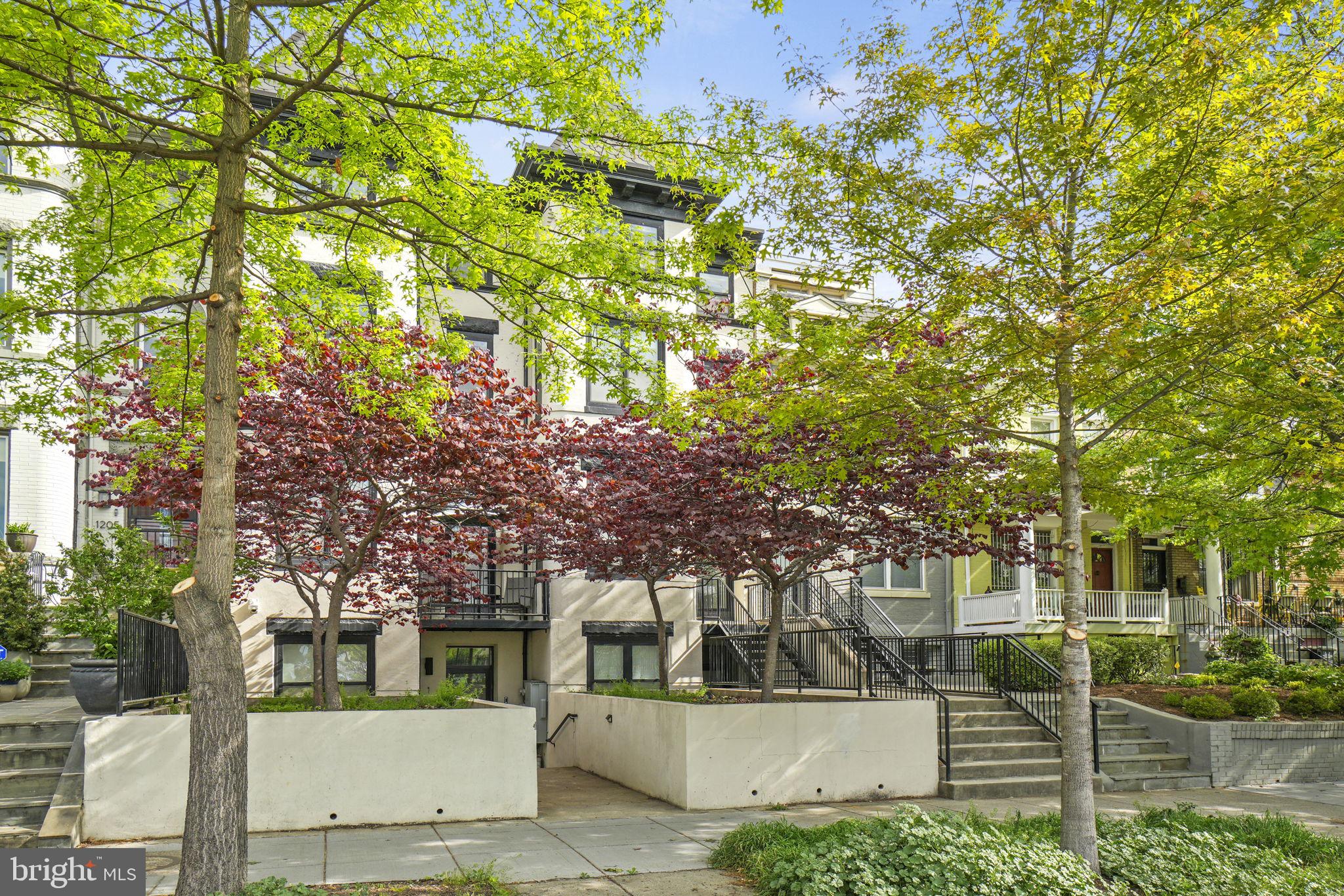 1201 Kenyon Street Northwest, Unit 5 Washington, DC 20010 - Photo 2 of 35 front view of a house with a tree