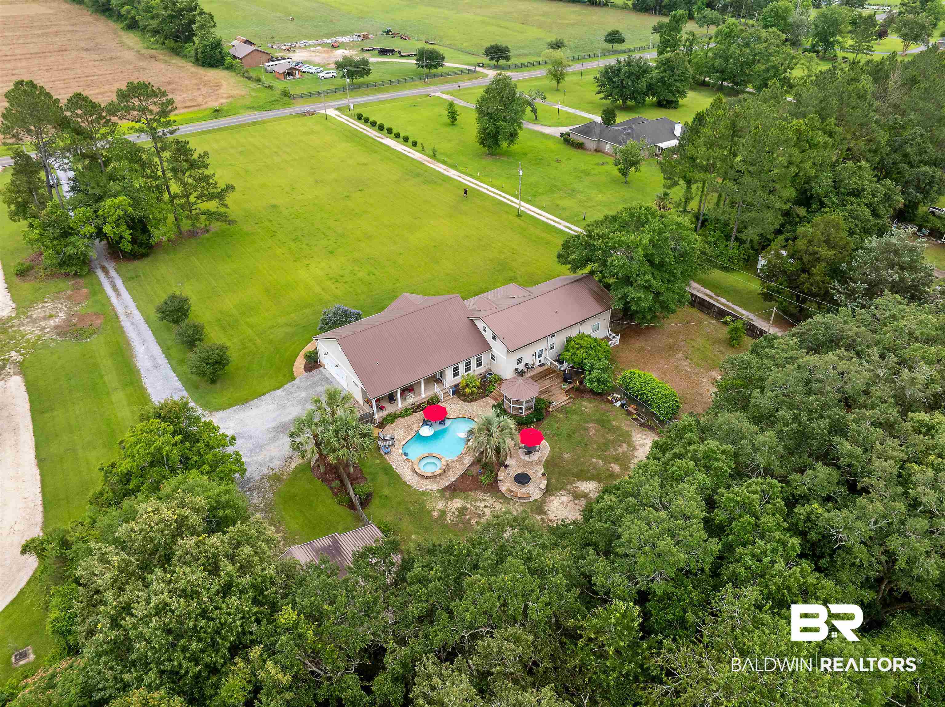 20011 Lawrence Road Fairhope, AL 36532 - Photo 7 of 41 Aerial