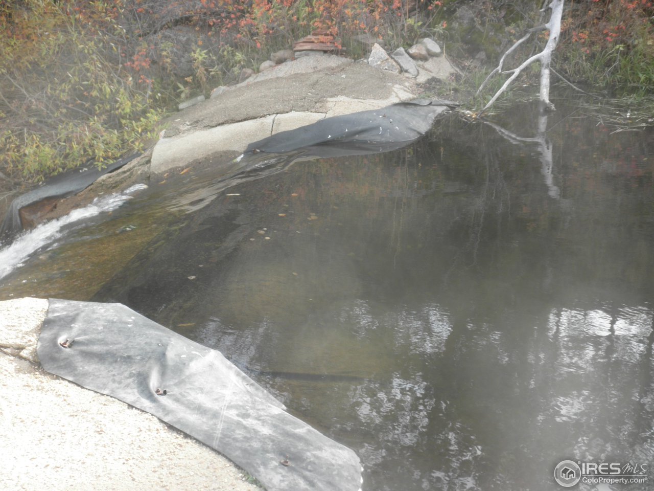 Pond is lined