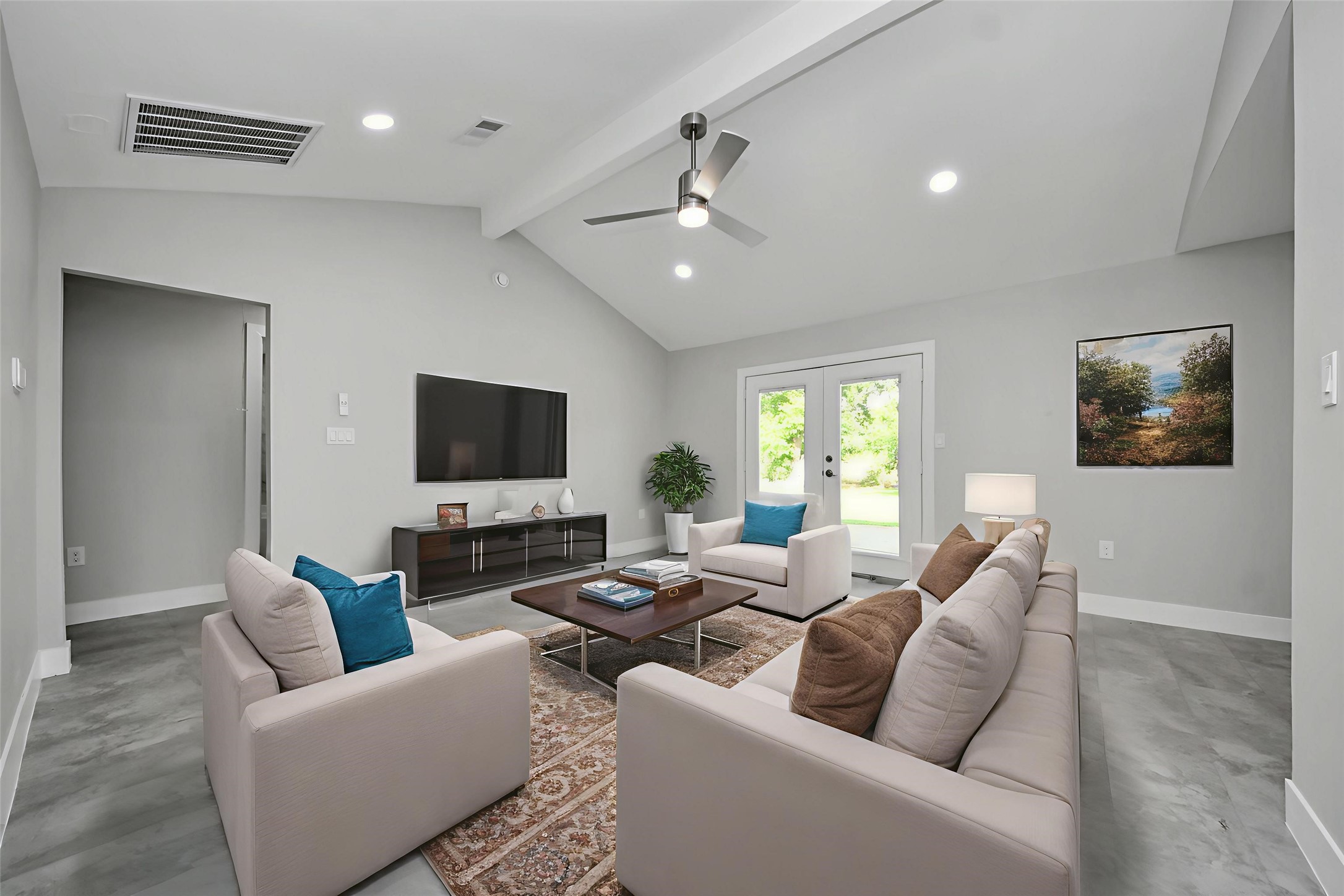 15318 Corsair Road Houston, TX 77053 - Photo 3 of 23 a living room with furniture and a flat screen tv