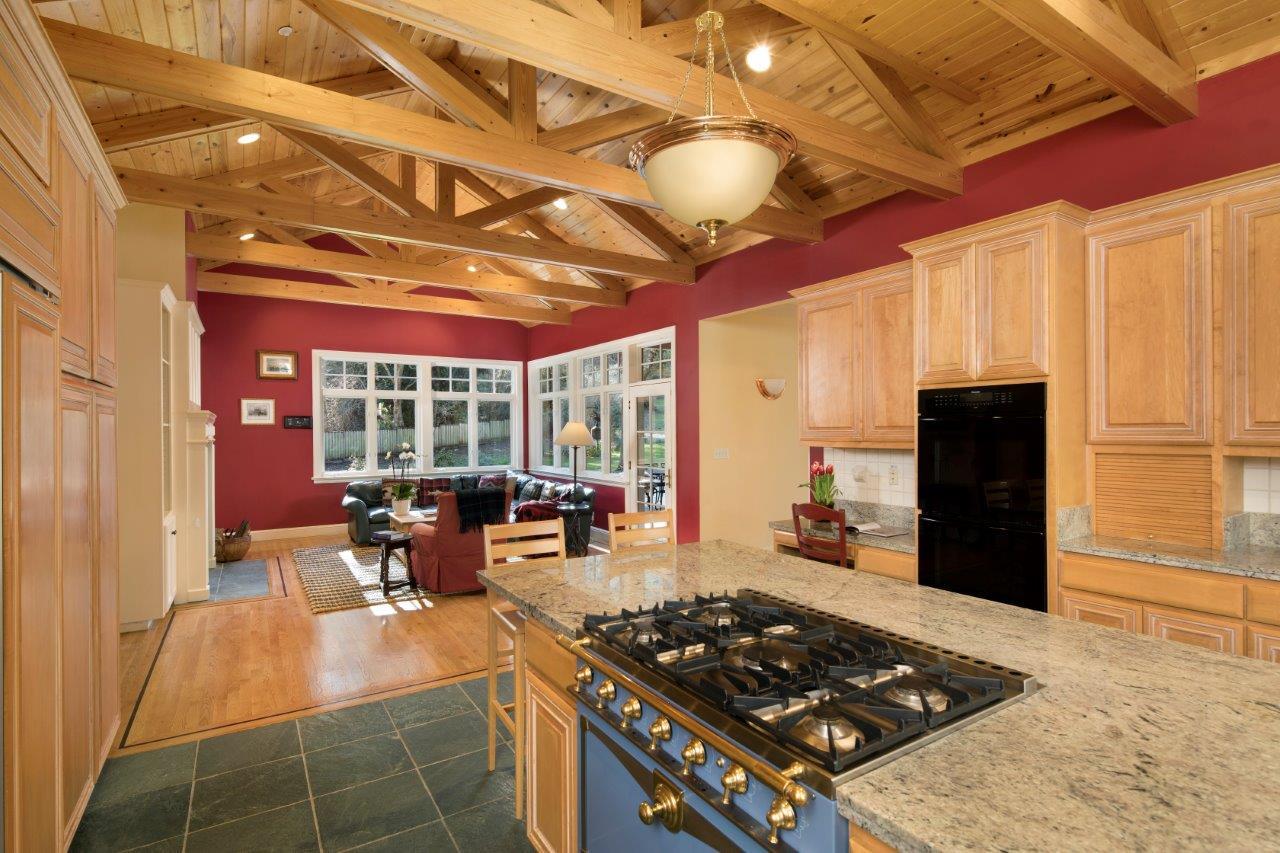 100 Phillip Road Woodside, CA 94062 - Photo 6 of 19 a kitchen with stainless steel appliances granite countertop a stove and a refrigerator