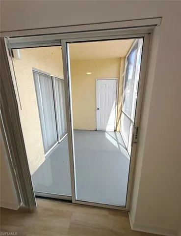 a view of front door