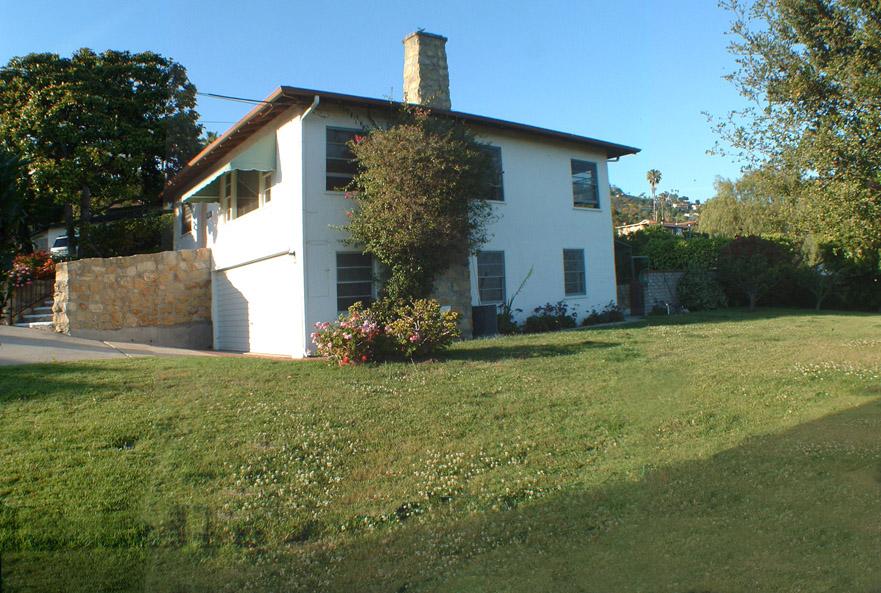 952 Garcia Road Santa Barbara, CA 93103 - Photo 2 of 6 Side view, and lower garden area