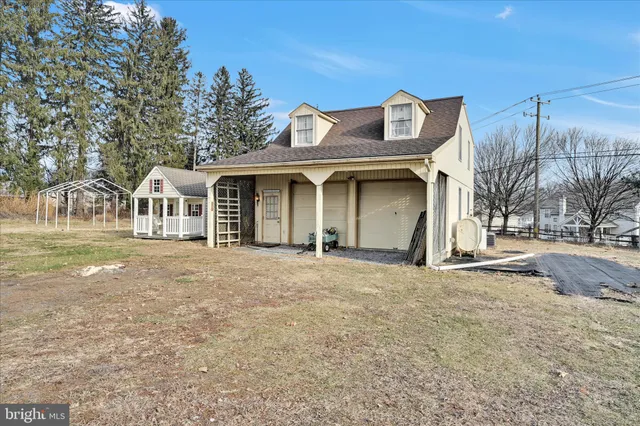 a house with a outdoor space