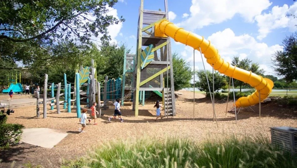 11926 Morning Cove Rosharon, TX 77583 - Photo 8 of 8 a view of a park with swings