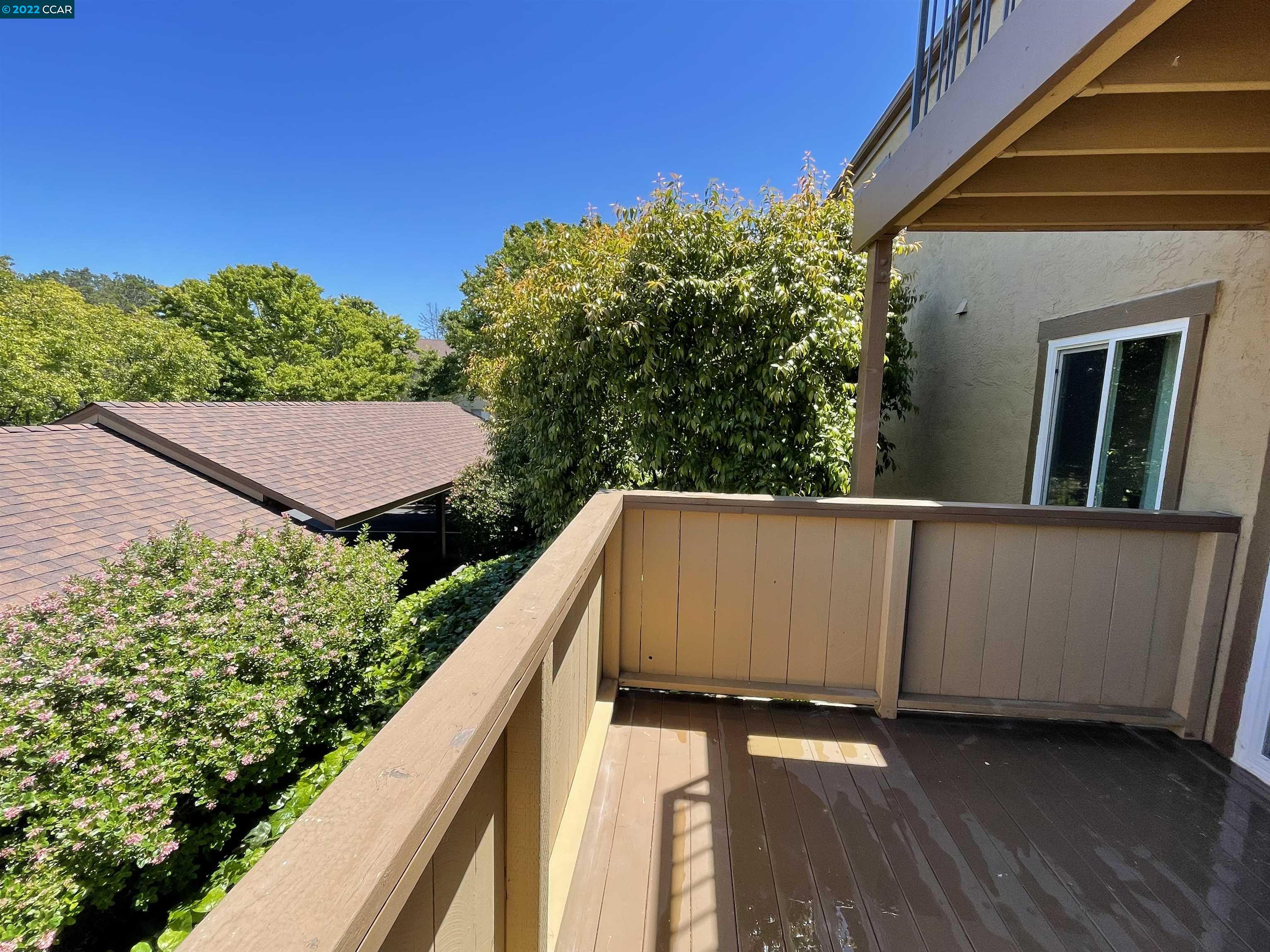 a view of balcony with small space