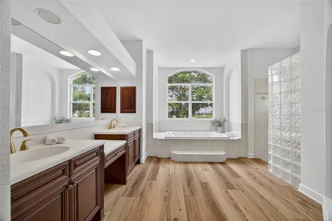 a bathroom with a sink and a bathtub