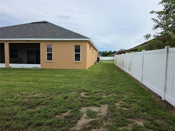 a house view with garden space