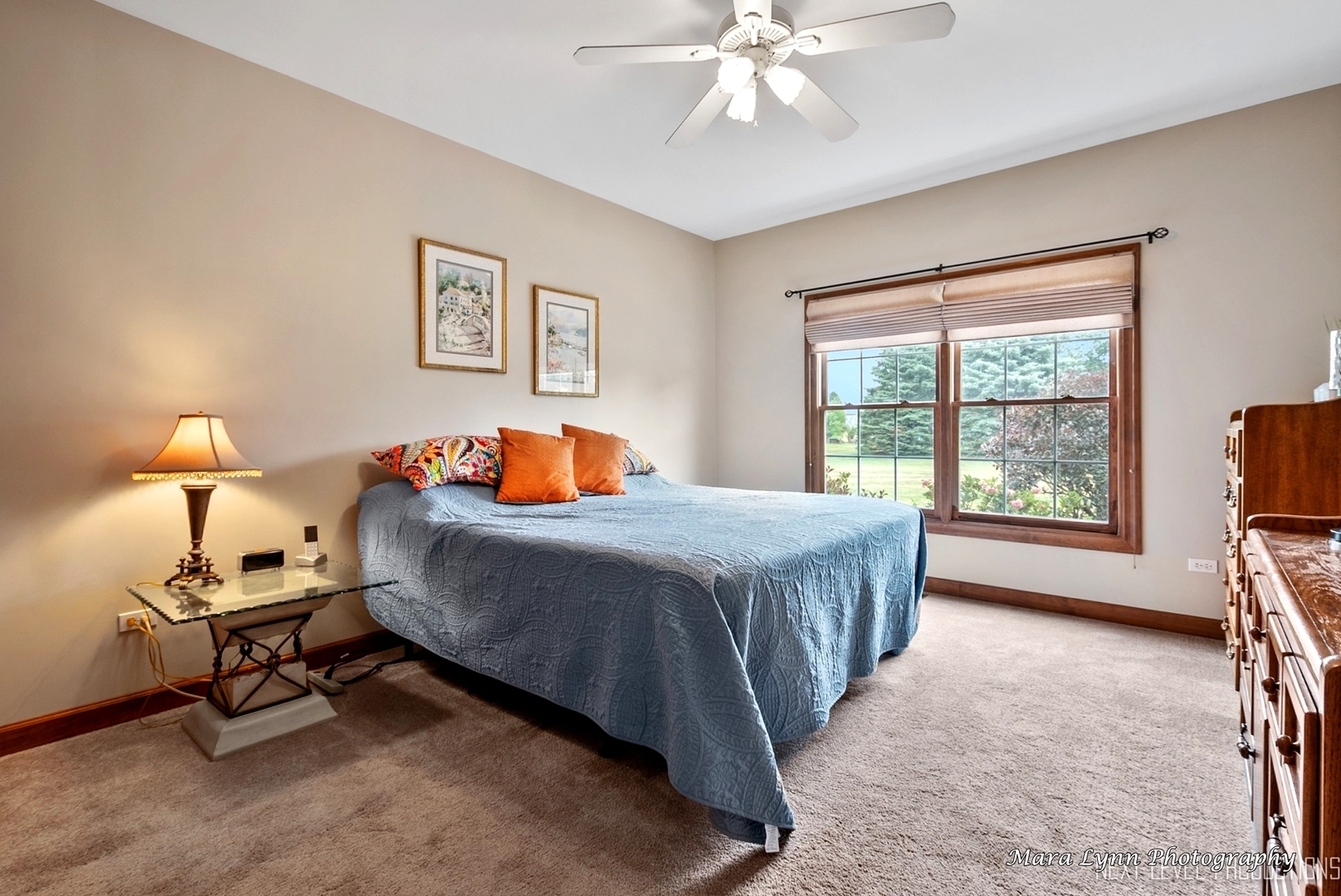 7N265 Ridge Line Road St. Charles, IL 60175 - Photo 16 of 46 a bedroom with a bed and a window