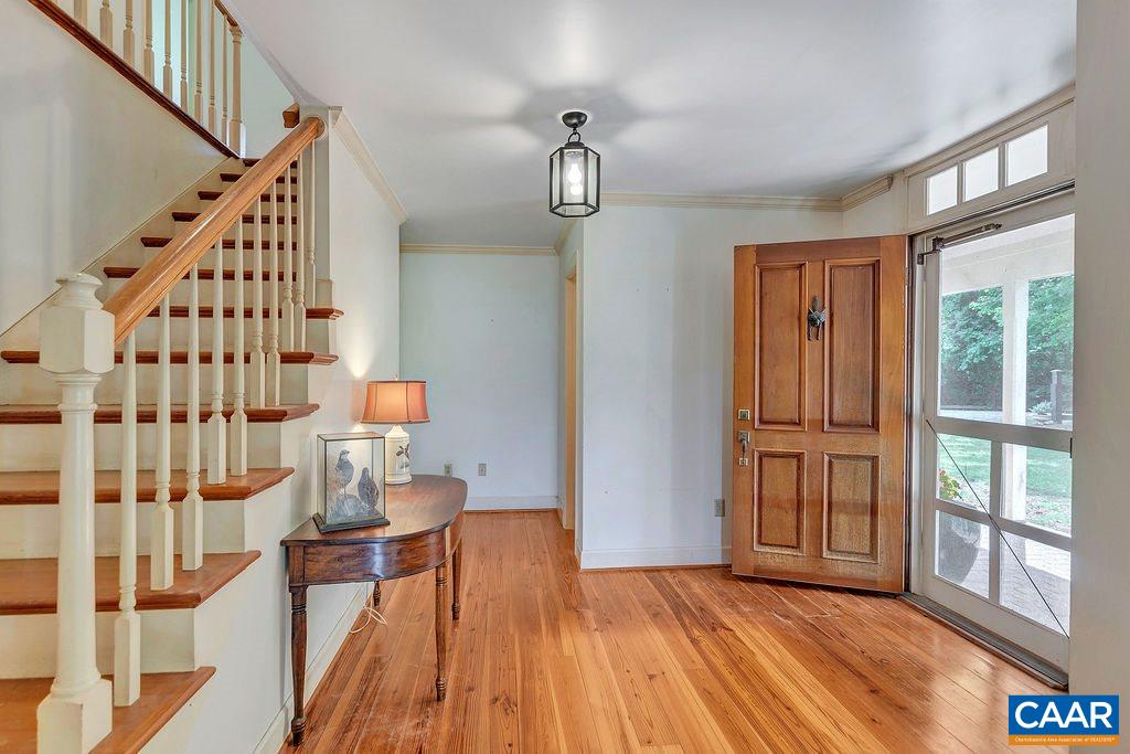 674 Gillums Ridge Road Charlottesville, VA 22903 - Photo 9 of 50 a view of entryway with wooden floor